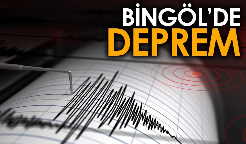 Bingöl’de 4,5 büyüklüğünde deprem!