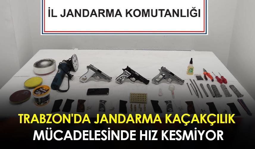Trabzon'da jandarma kaçakçılık mücadelesinde hız kesmiyor