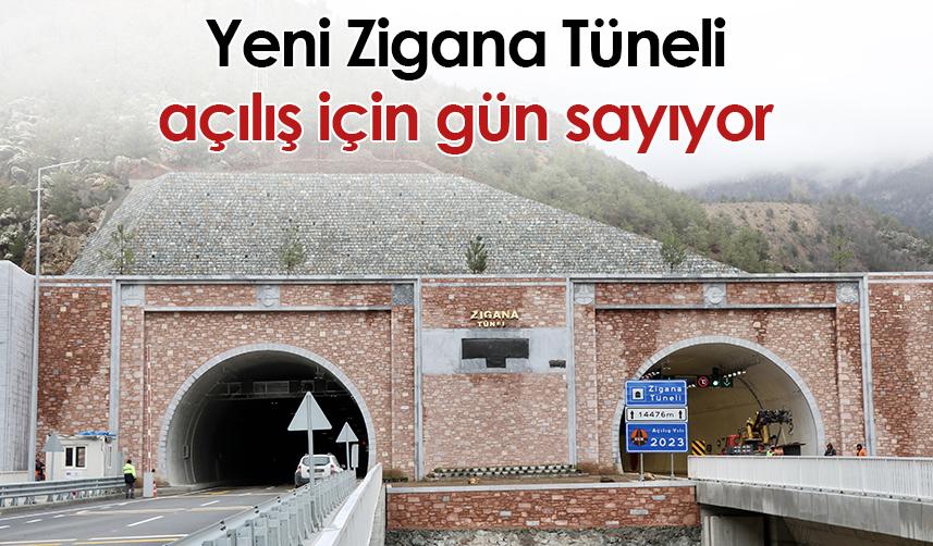 Trabzon-Gümüşhane arasındaki Yeni Zigana Tüneli açılış için gün sayıyor