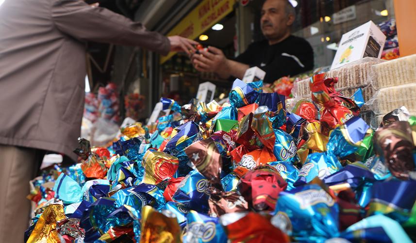 Samsun'da bayram şekerine yoğun ilgi