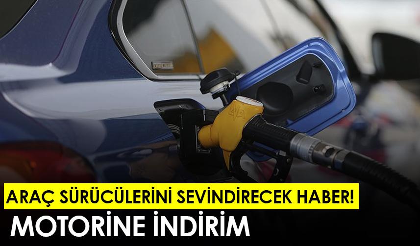 Araç sürücülerini sevindirecek haber! Motorine indirim