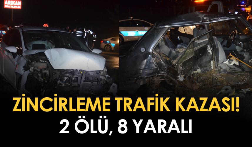 Amasya'da zincirleme trafik kazası! 2 ölü 8 yaralı