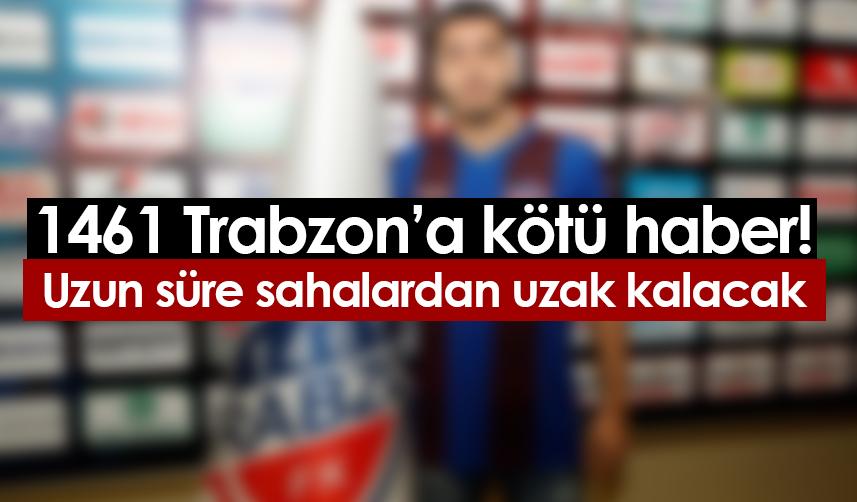 1461 Trabzon'a kötü haber! Genç oyuncu sakatlandı