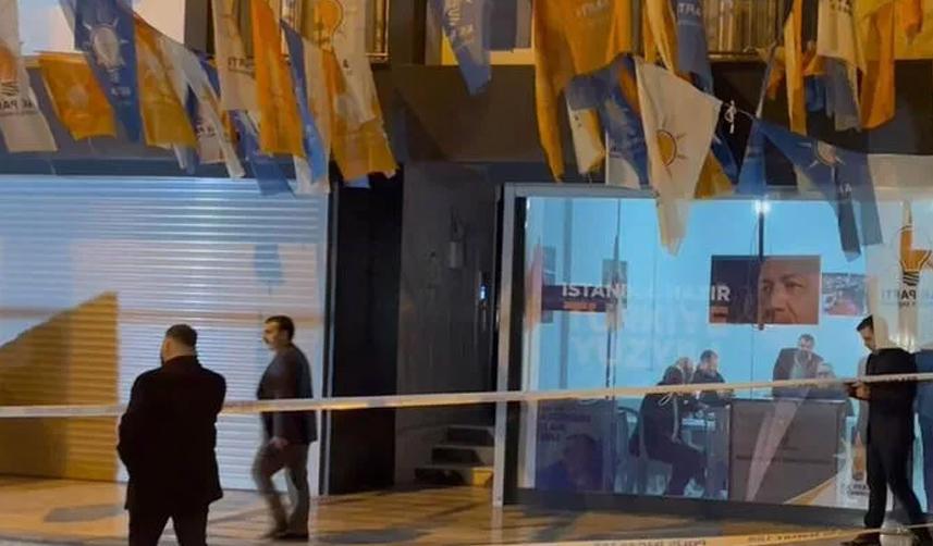 AK Parti seçim bürosu önünde havaya ateş açan iki zanlı yakalandı