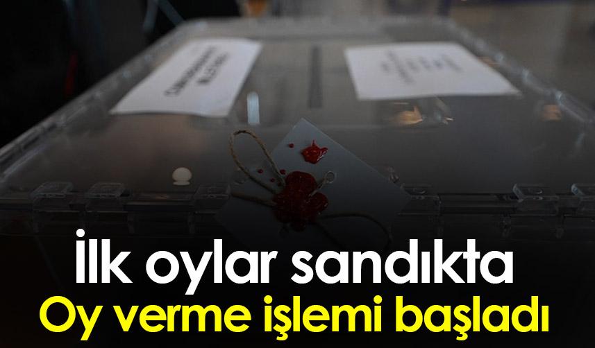 Sınır kapılarında oy verme işlemi başladı
