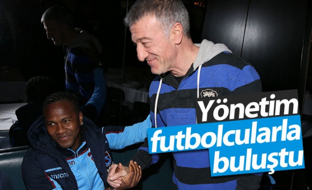 Trabzonspor'da yönetim ve futbolcular buluştu