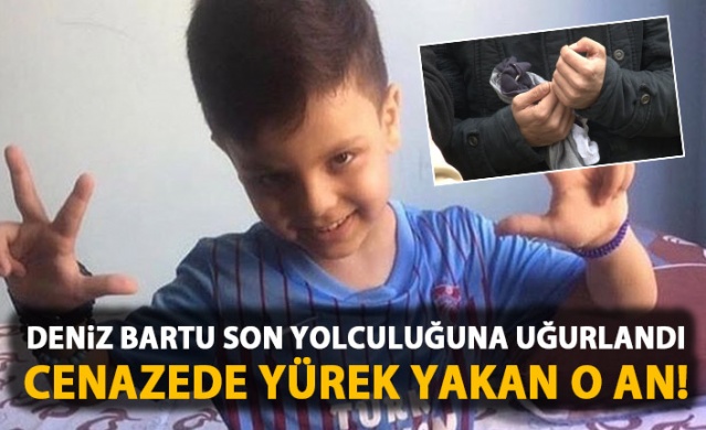 Küçük Deniz Bartu göz yaşlarıyla uğurlandı