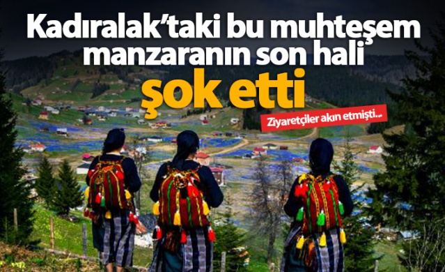 Kadıralak'ın son hali içler acısı