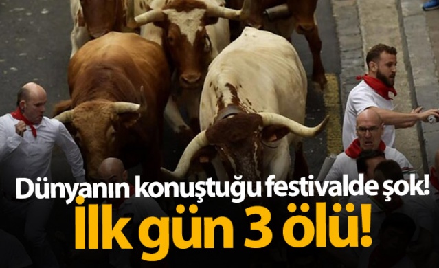 Dünyanın konuştuğu festivalde 3 ölü!