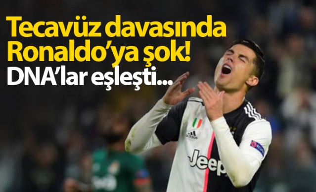 Tecavüz davasında Ronaldo'ya şok