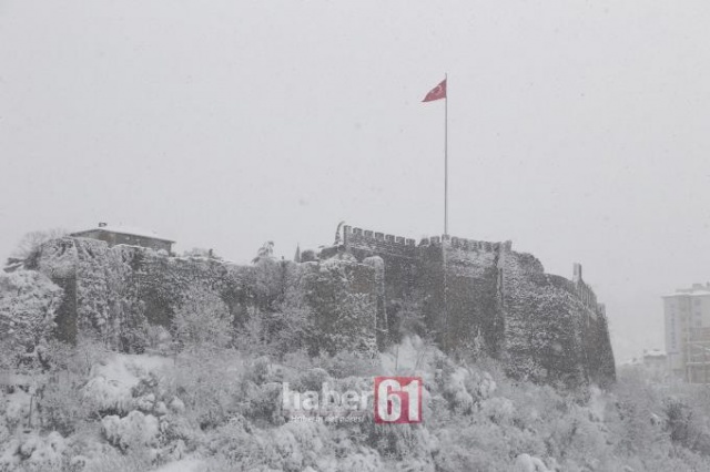 Trabzon'dan kar manzaraları