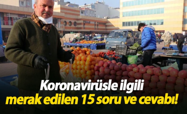 Koronavirüsle ilgili merak edilen 15 soru ve cevabı!