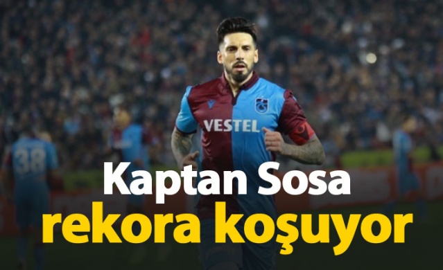 Kaptan Sosa rekora koşuyor