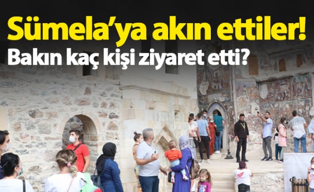 Sümela Manastırı'na akın ettiler