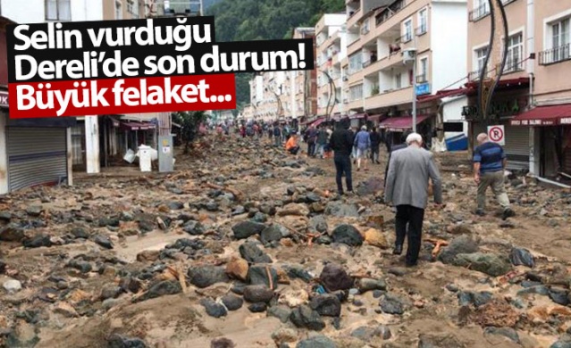Selin vurduğu Dereli'de son durum