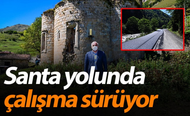 Başkan Zorluoğlu Santa Grup Yolu'nda incelemelerde bulundu