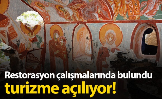 Restorasyon çalışmaları sırasında bulunmuştu, turizme açılacak
