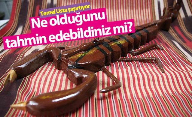 Giresunlu Temel ustanın farklı figürlerdeki kemençeleri ilgi çekiyor