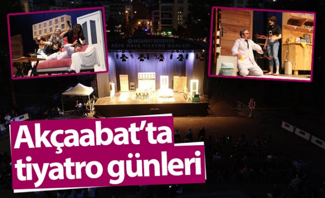 Akçaabat’ta “2. Açık Hava Tiyatro Günleri” başladı