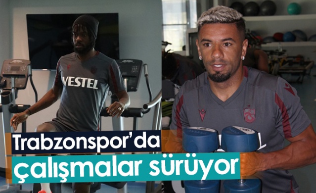 Trabzonspor İstanbul'da çalışmalarını sürdürüyor. 5Temmuz 2021