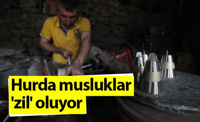 Gümüşhane'de hurda musluklar 'zil' oluyor. Foto Haber