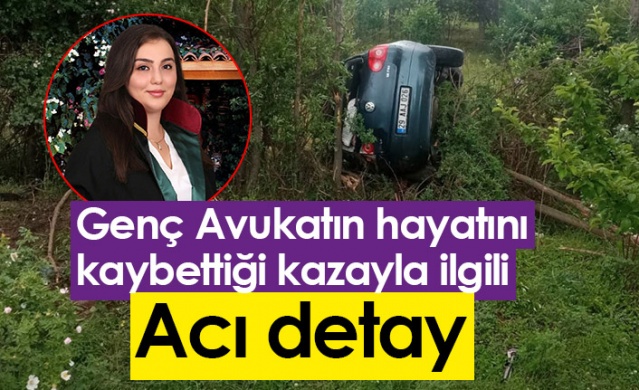 Gümüşhane'de genç avukatın hayatını kaybetmesi ile ilgili acı detay. Foto Haber