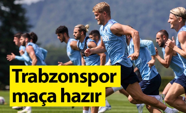 Trabzonspor GÖztepe maçına hazır. 14-07-2022