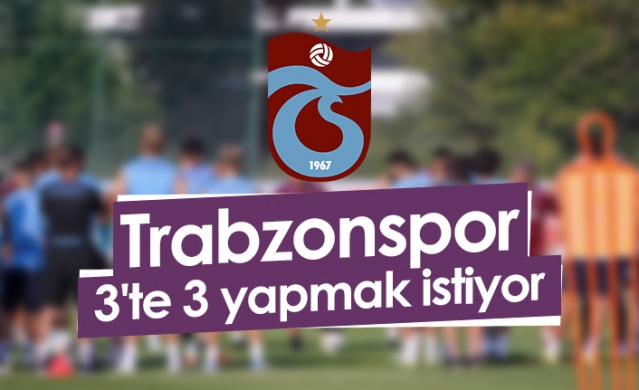 Trabzonspor 3'te 3 yapmak istiyor. Foto Haber