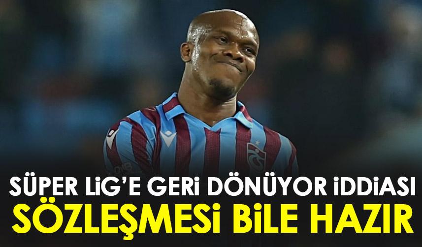 Trabzonspor'un eski yıldızı Nwakaeme Türkiye'ye dönüyor! Sözleşmesi bile hazır iddiası