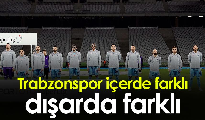 Trabzonspor evinde iyi, deplasmanda kayıp