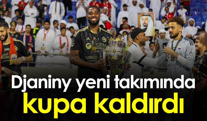 Trabzonspor’dan ayrılan Djaniny kupa kaldırdı
