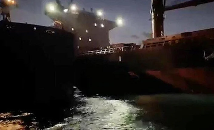 İstanbul Boğazı’nda 2 gemi çarpıştı