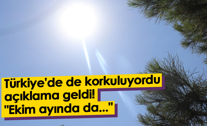 Türkiye'de de korkuluyordu, açıklama geldi! "Ekim ayında da..."