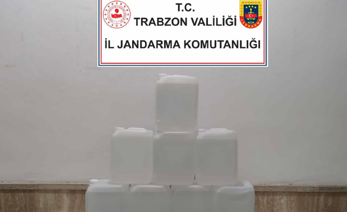 Trabzon’da etil alkol operasyonu düzenlendi