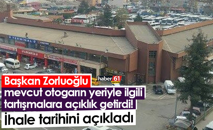 Başkan Zorluoğlu, mevcut otogarın yeriyle ilgili tartışmalara açıklık getirdi! İhale tarihini açıkladı
