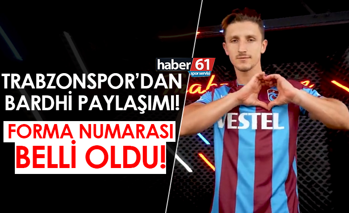Trabzonspor’dan Bardhi paylaşımı! Forma numarası belli oldu