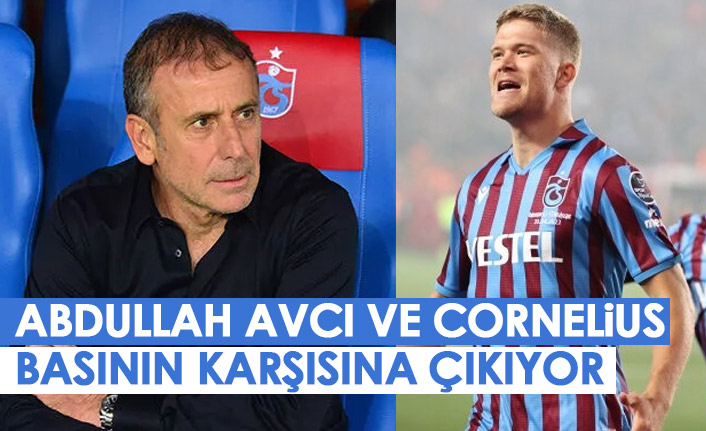 Abdullah Avcı ve Cornelius basının karşısına çıkıyor