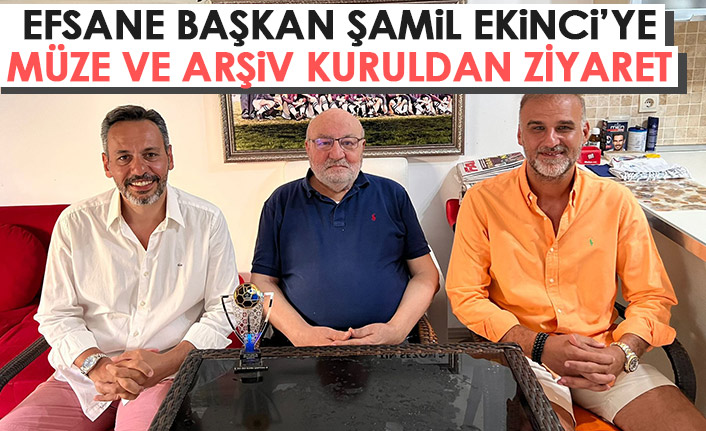 Trabzonspor Müze ve Arşiv Kurulu'ndan efsane başkana ziyaret