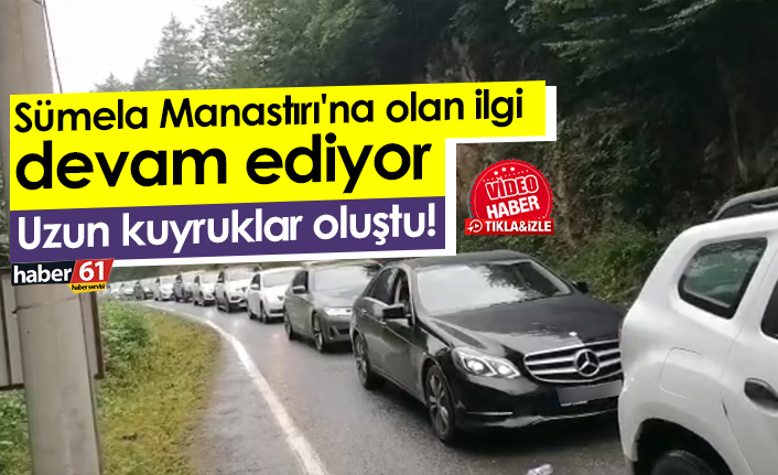 Sümela Manastırı'na olan ilgi devam ediyor