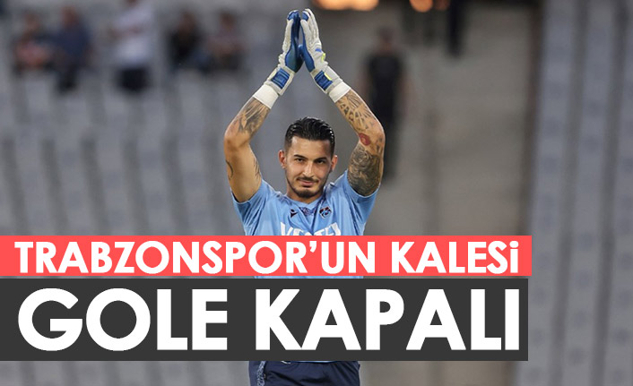 Trabzonspor'un kalesi gole kapalı