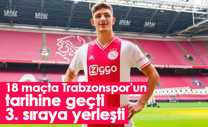 Ahmetcan Kaplan 18 maçta Trabzonspor'un tarihine geçti! üçüncü sıraya yerleşti