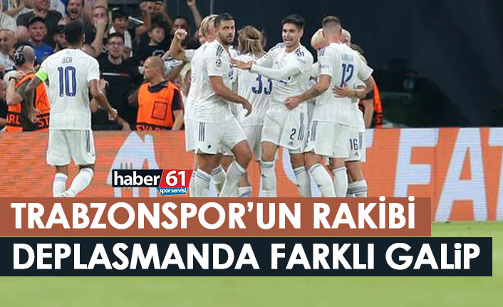 Trabzonspor'un rakibi deplasmanda farklı galip