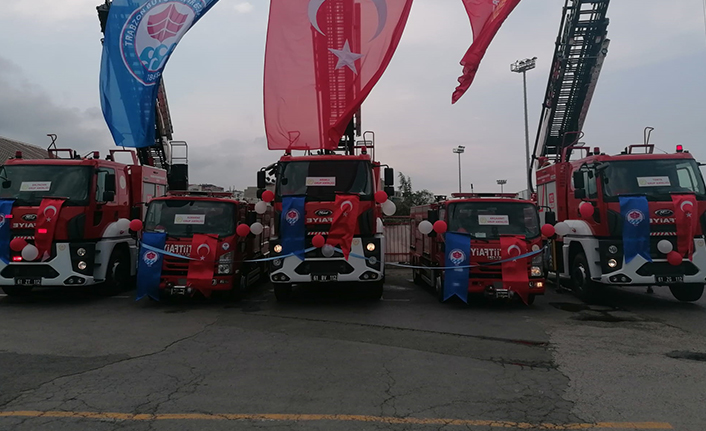 Trabzon İtfaiyesine 5 yeni araç