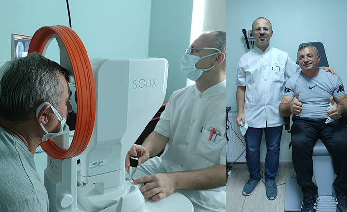Gözünde Retina Ayrılması olan Gürcü hasta KTÜ'de şifa buldu!