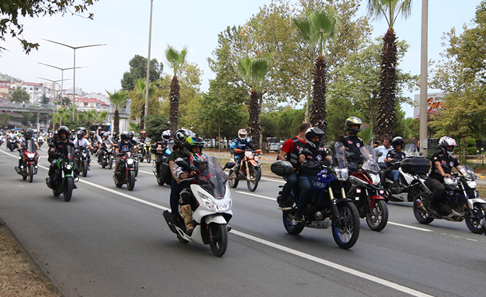 Trabzon'da Rota 61 Motosiklet Festivali başladı. 27 Ağustos 2022