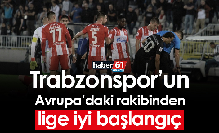 Trabzonspor’un Avrupa’daki rakibinden lige iyi başlangıç