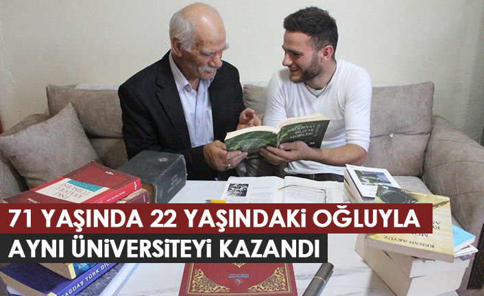 71 yaşında üniversite okuyacak! Oğlu ile aynı üniversite ve aynı bölümde...