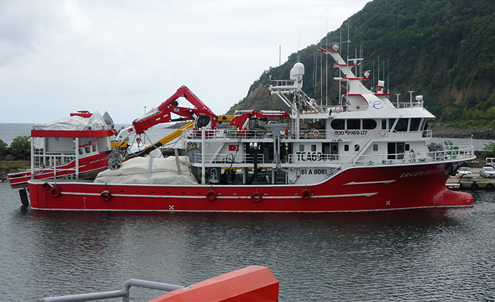 Trabzon'dan harekete geçen balıkçı gemisi Moritanya'ya gidiyor