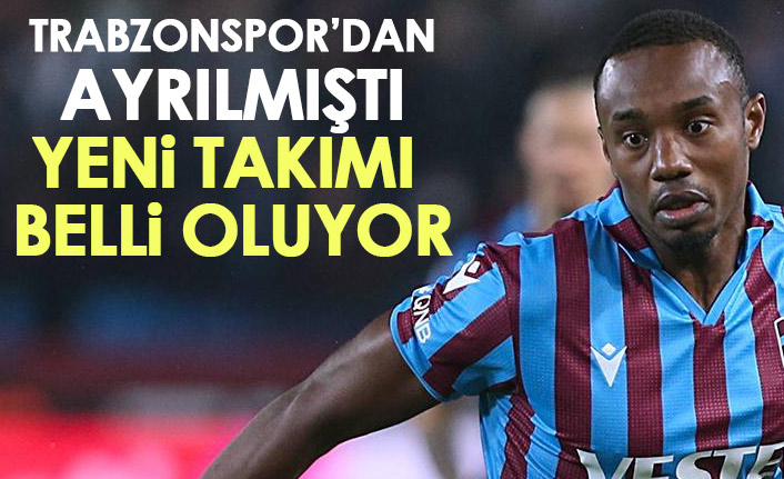 Trabzon'dan ayrılmıştı! Yeni takımı belli oluyor