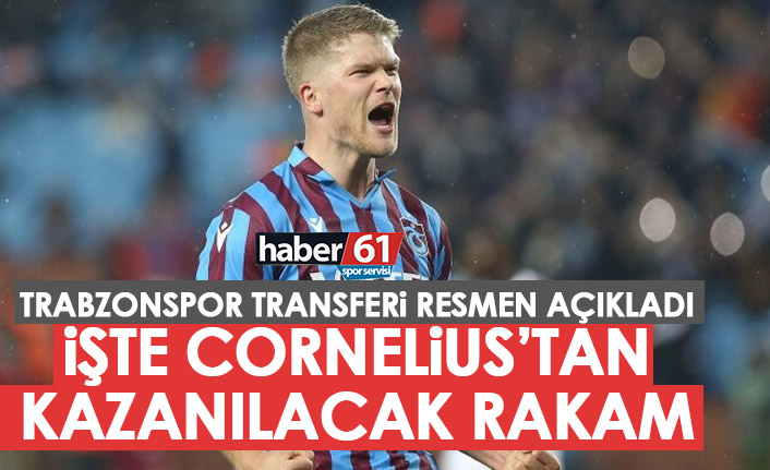 Trabzonspor ayrılığı resmen açıkladı! İşte Cornelius'tan kazanılacak rakam!